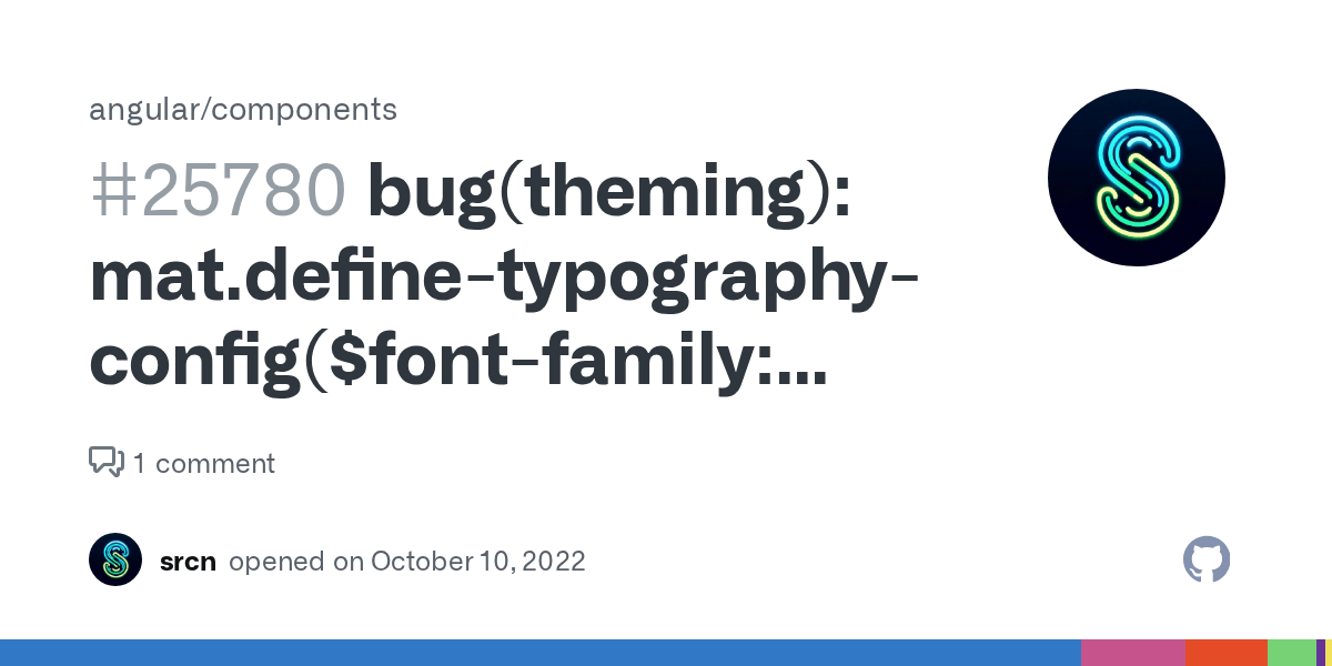 bug(theming) 'Times') doesn