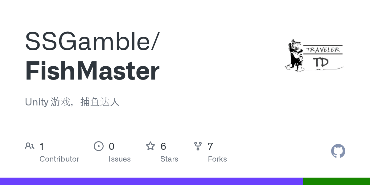 GitHub SSGamble/FishMaster Unity 游戏，捕鱼达人