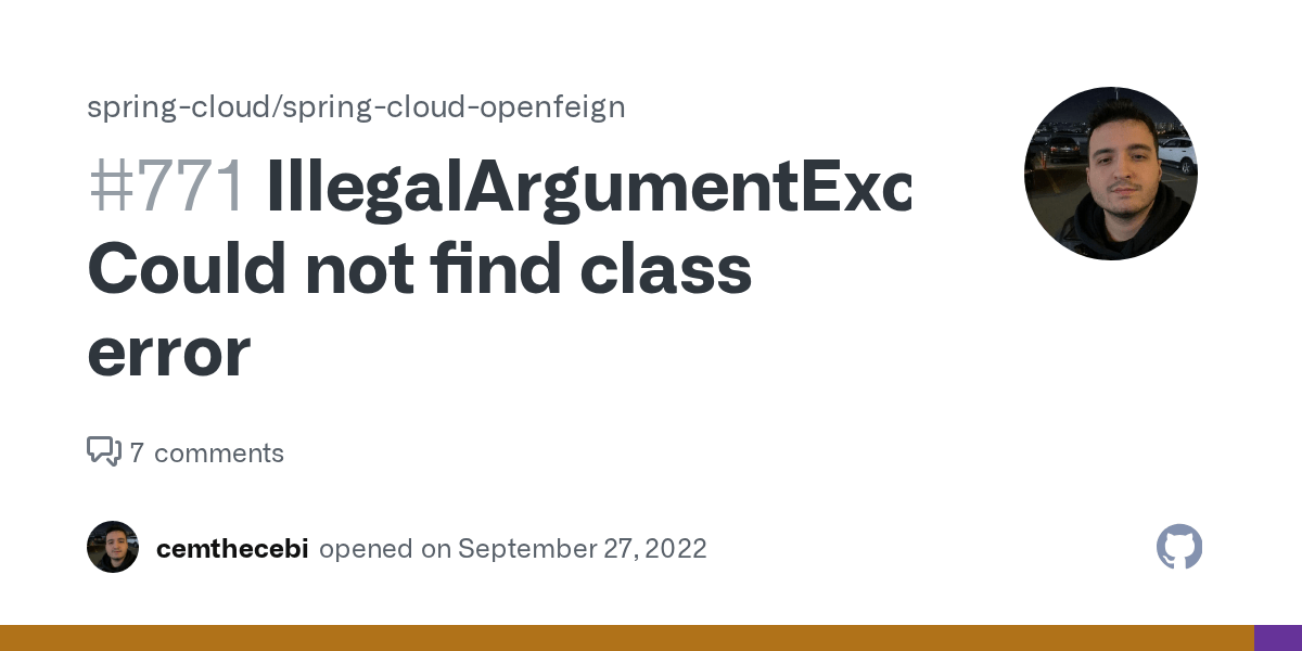IllegalArgumentException, Could not find class error · Issue 771