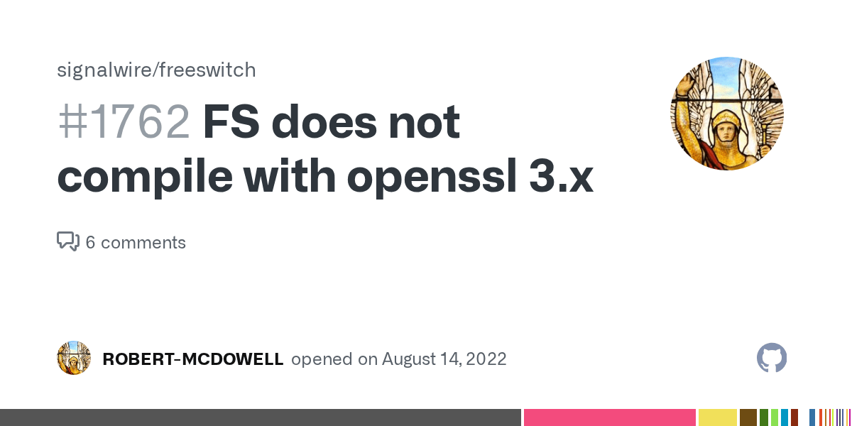 FS does not compile with openssl 3.x · Issue 1762 · signalwire