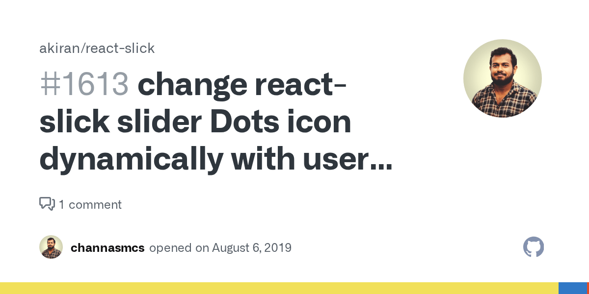 change reactslick slider Dots icon dynamically with user preference in