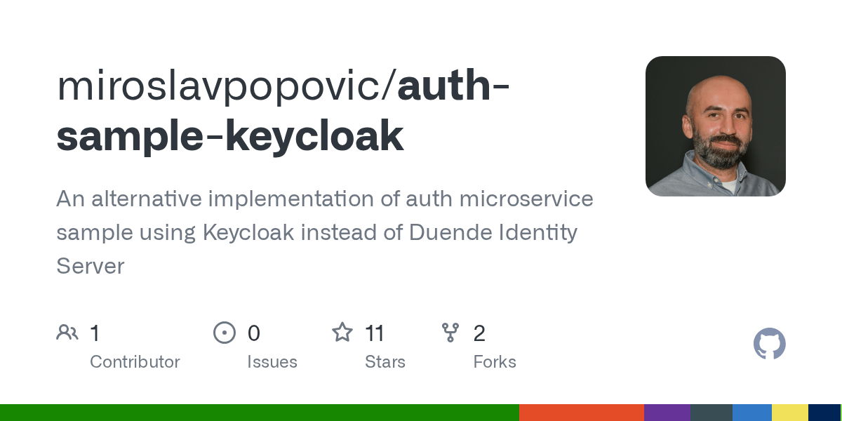 GitHub miroslavpopovic/authsamplekeycloak An alternative