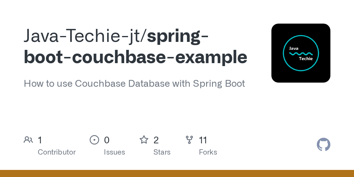 GitHub JavaTechiejt/springbootcouchbaseexample How to use