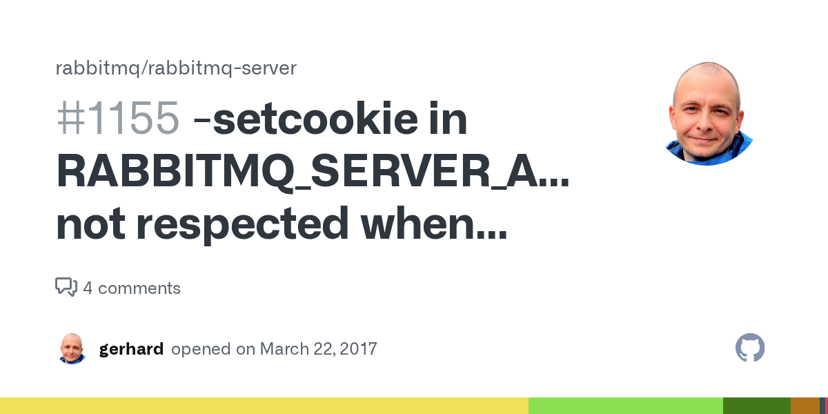setcookie in RABBITMQ_SERVER_ADDITIONAL_ERL_ARGS not