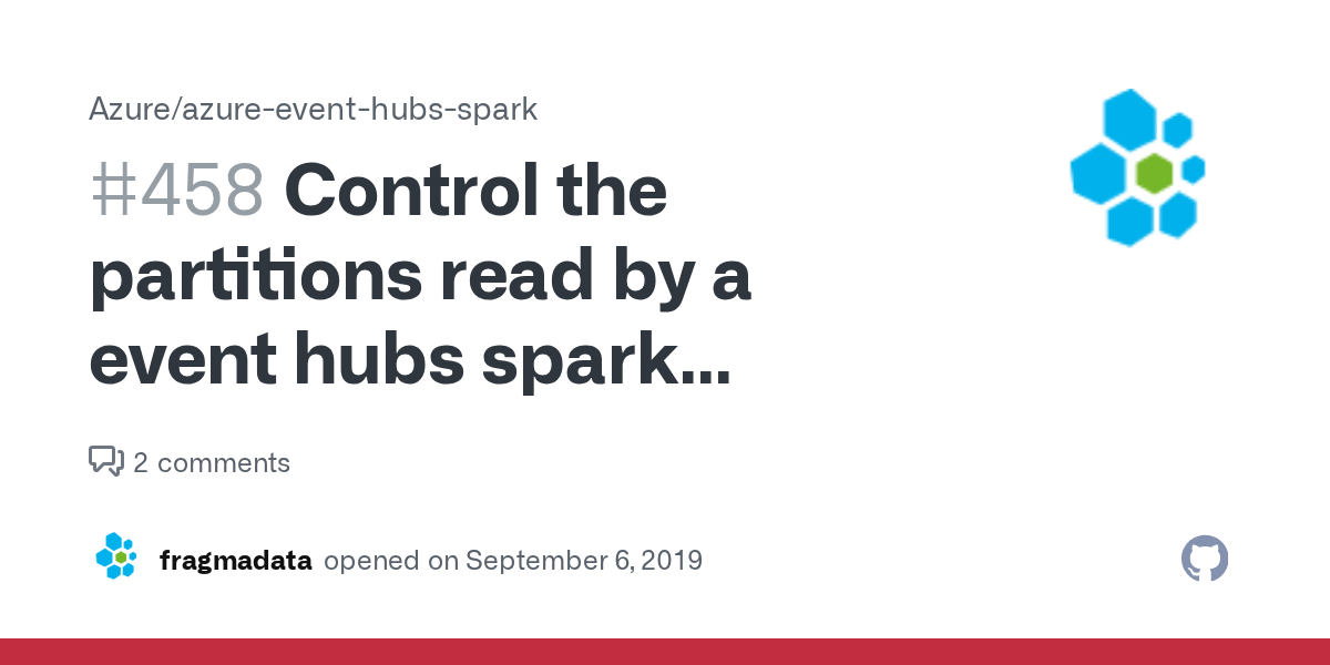 Control the partitions read by a event hubs spark connector, instead of
