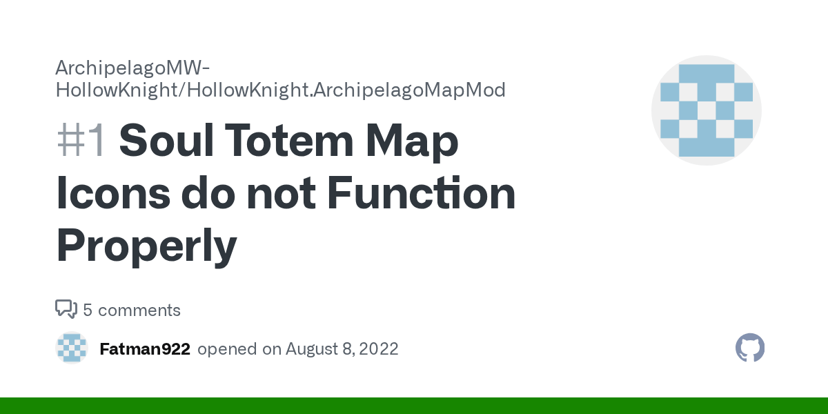 Soul Totem Map Icons do not Function Properly · Issue 1