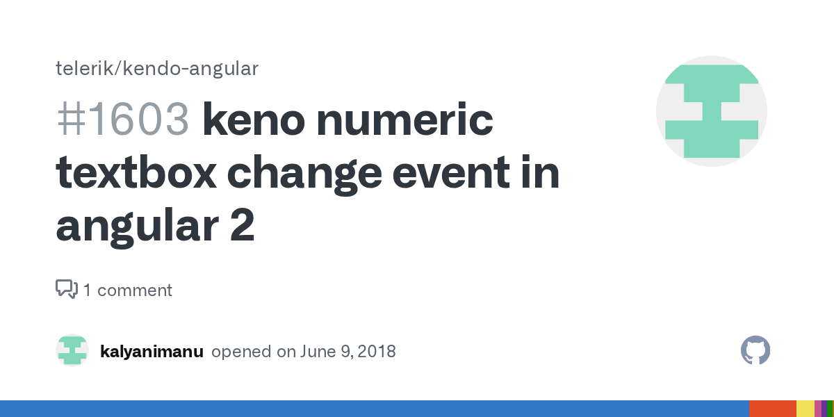 keno numeric textbox change event in angular 2 · Issue 1603 · telerik