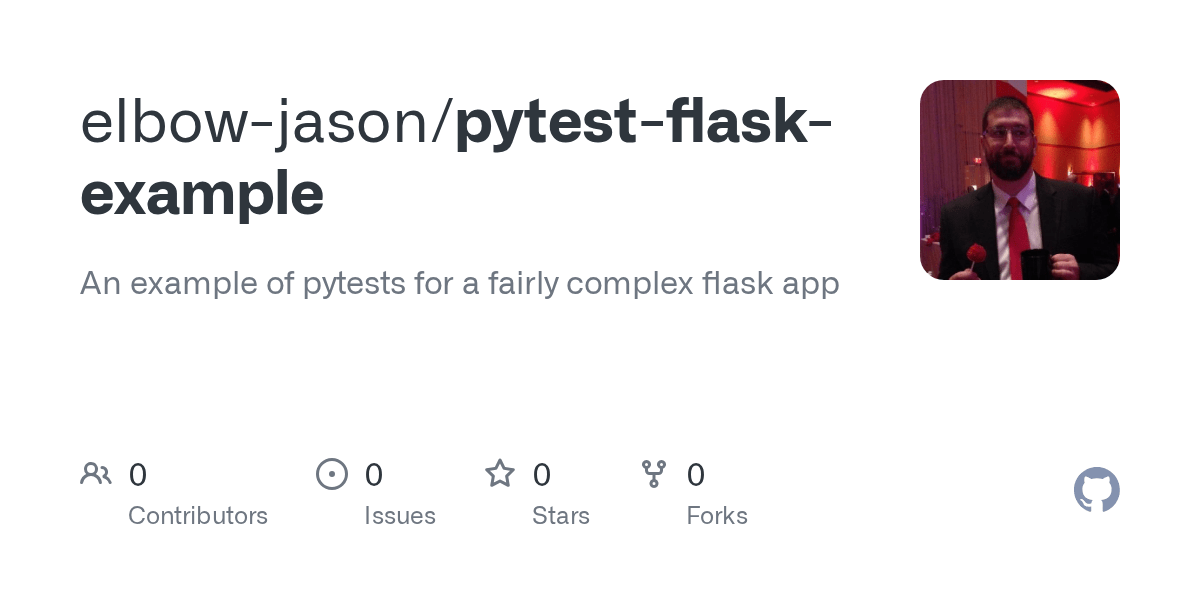 GitHub elbowjason/pytestflaskexample An example of pytests for a