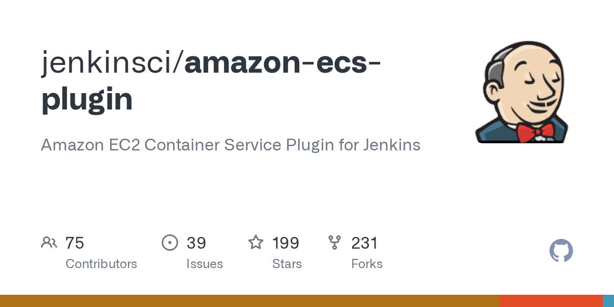 GitHub jenkinsci/amazonecsplugin Amazon EC2 Container Service