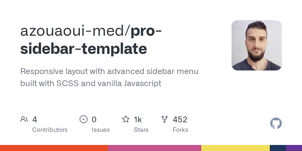 GitHub azouaouimed/prosidebartemplate Responsive layout with