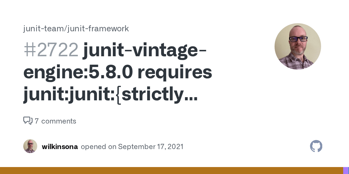 junitvintageengine5.8.0 requires junitjunit{strictly 4.13.2