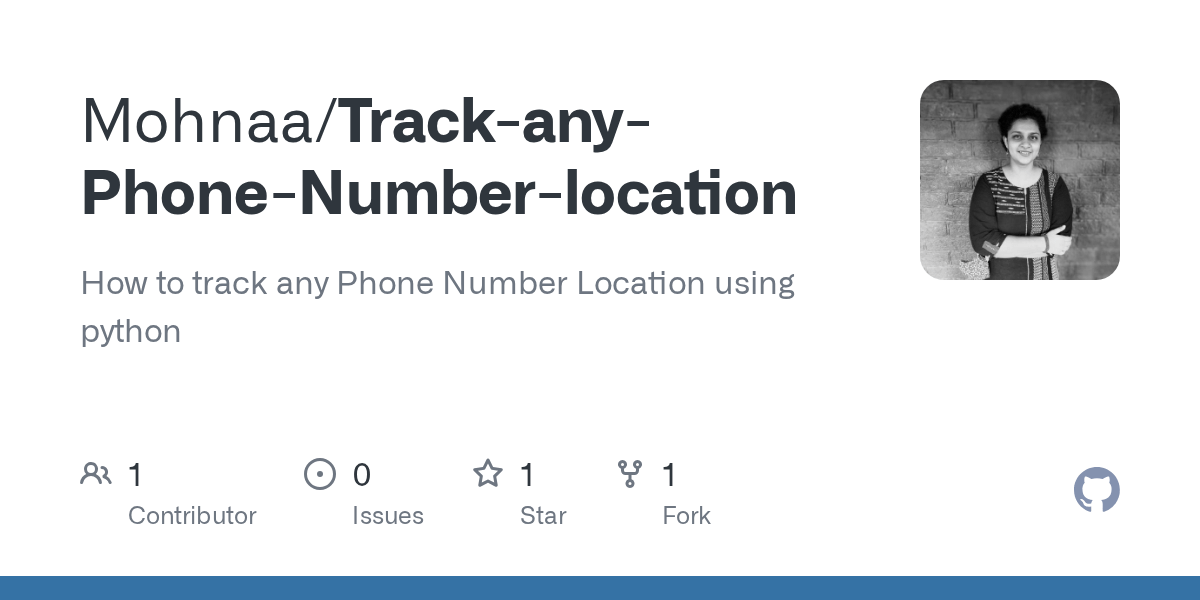 GitHub Mohnaa/TrackanyPhoneNumberlocation How to track any Phone
