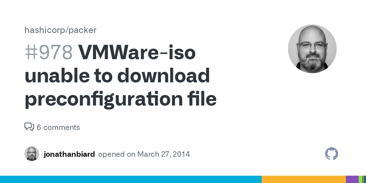 VMWareiso unable to download preconfiguration file · Issue 978