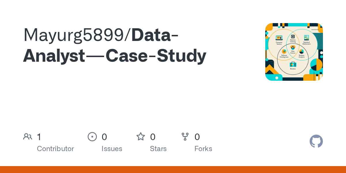 GitHub Mayurg5899/DataAnalystCaseStudy