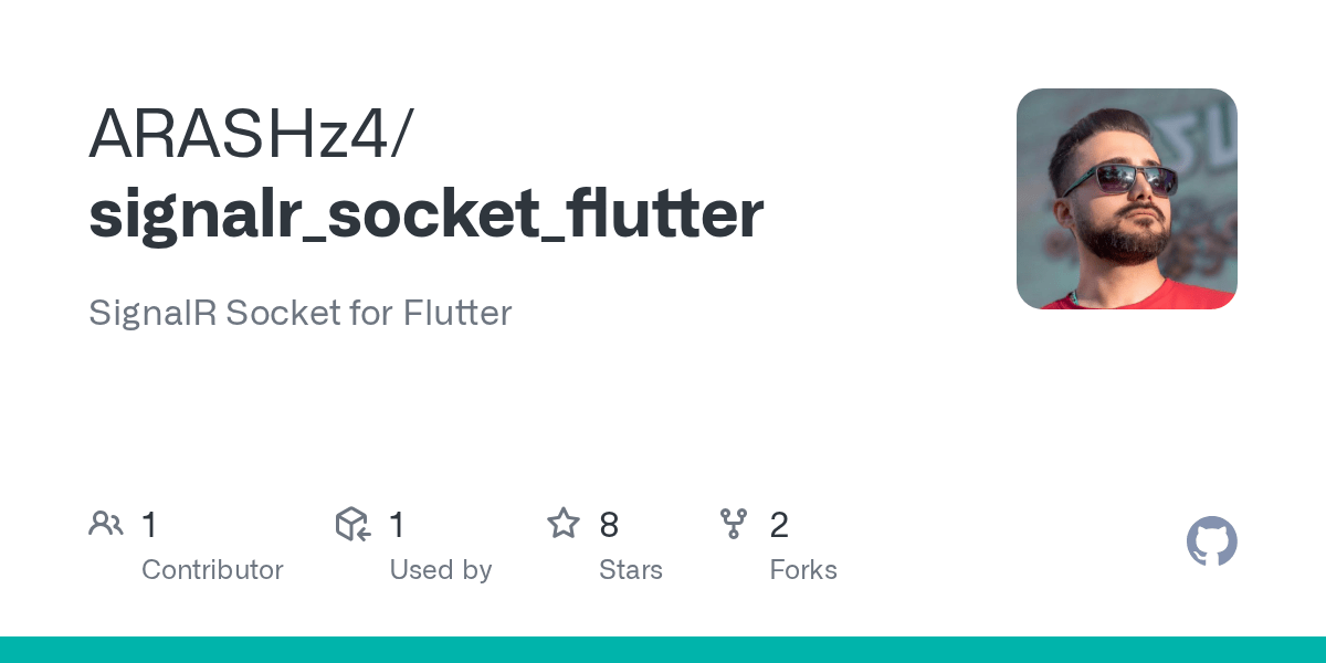 GitHub ARASHz4/signalr_socket_flutter SignalR Socket for Flutter