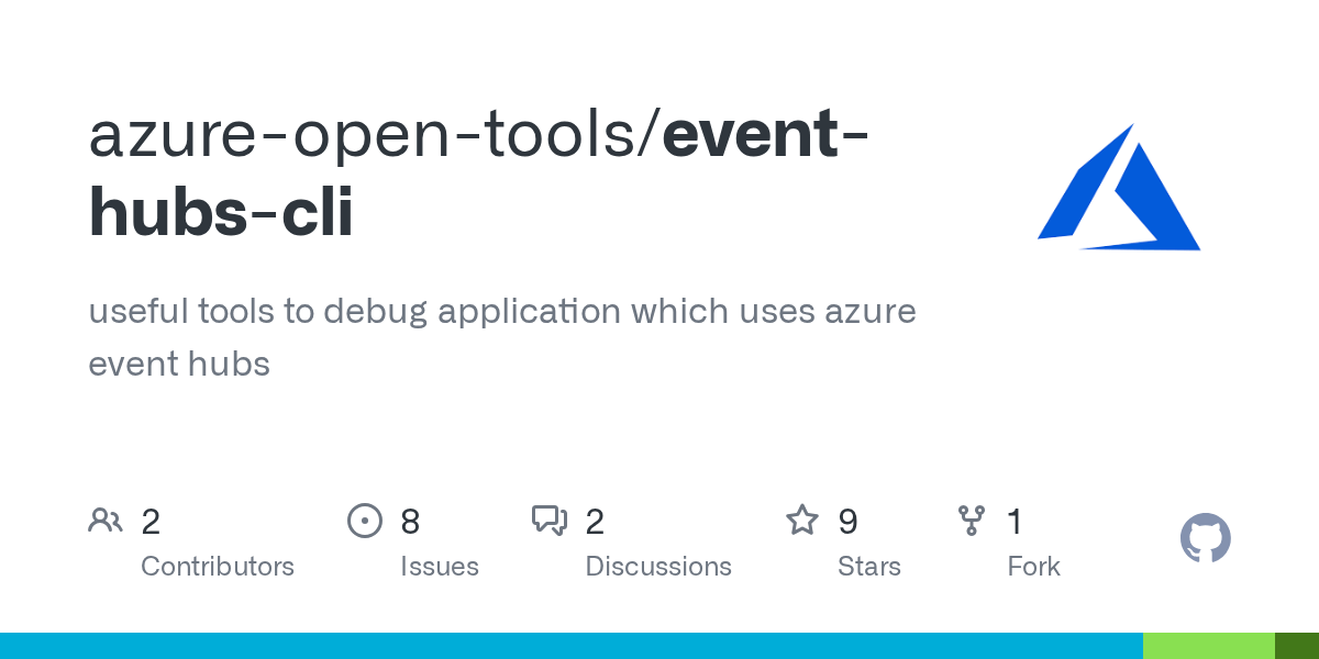 GitHub azureopentools/eventhubscli useful tools to debug