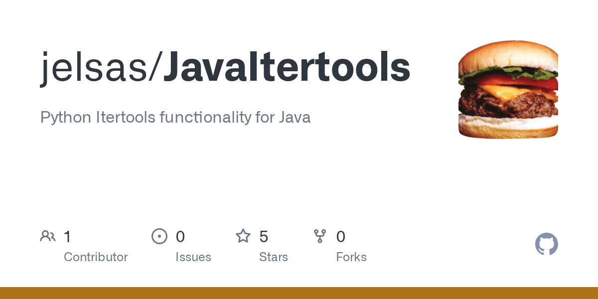 GitHub jelsas/JavaItertools Python Itertools functionality for Java