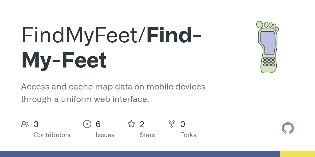 GitHub FindMyFeet/FindMyFeet Access and cache map data on mobile