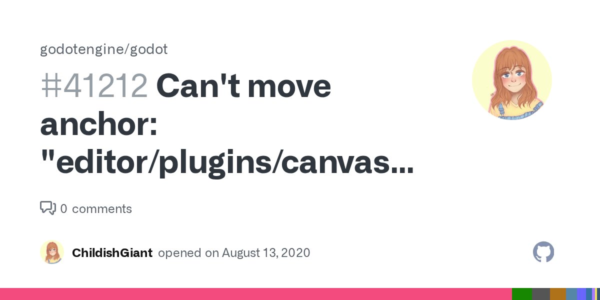 Can't move anchor "editor/plugins/canvas_item_editor_plugin.cpp847