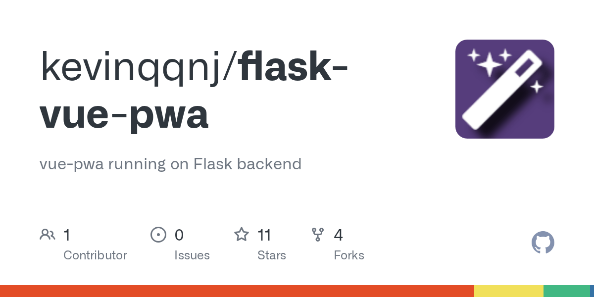 GitHub kevinqqnj/flaskvuepwa vuepwa running on Flask backend