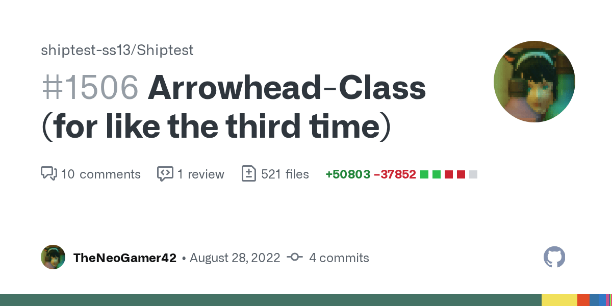 ArrowheadClass (for like the third time) by TheNeoGamer42 · Pull
