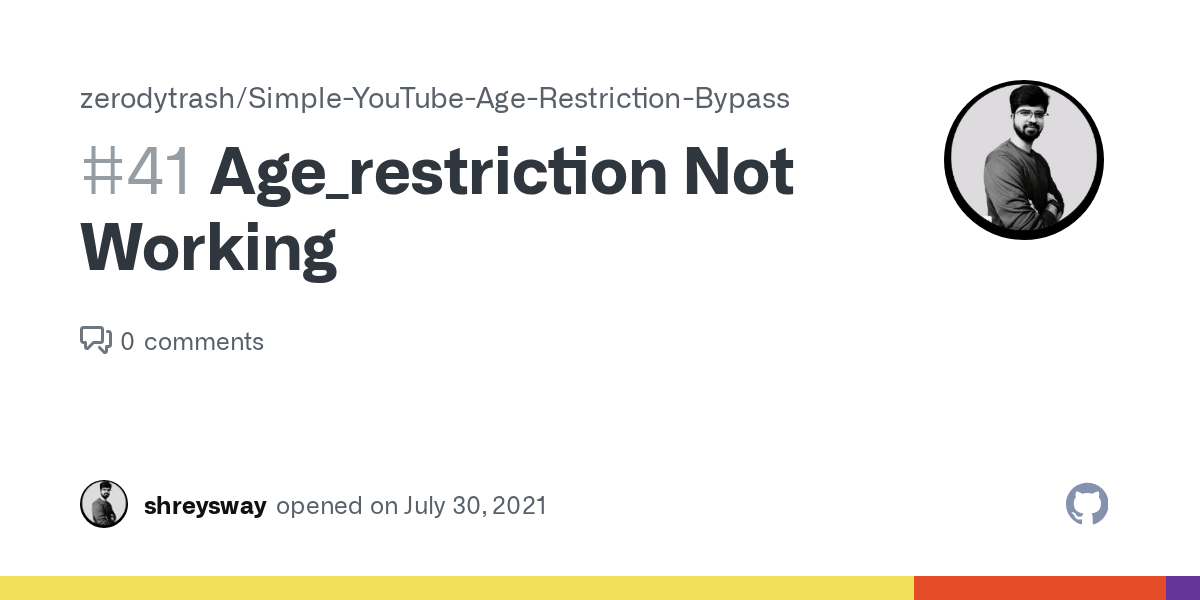 Age_restriction Not Working · Issue 41 · zerodytrash/SimpleYouTube