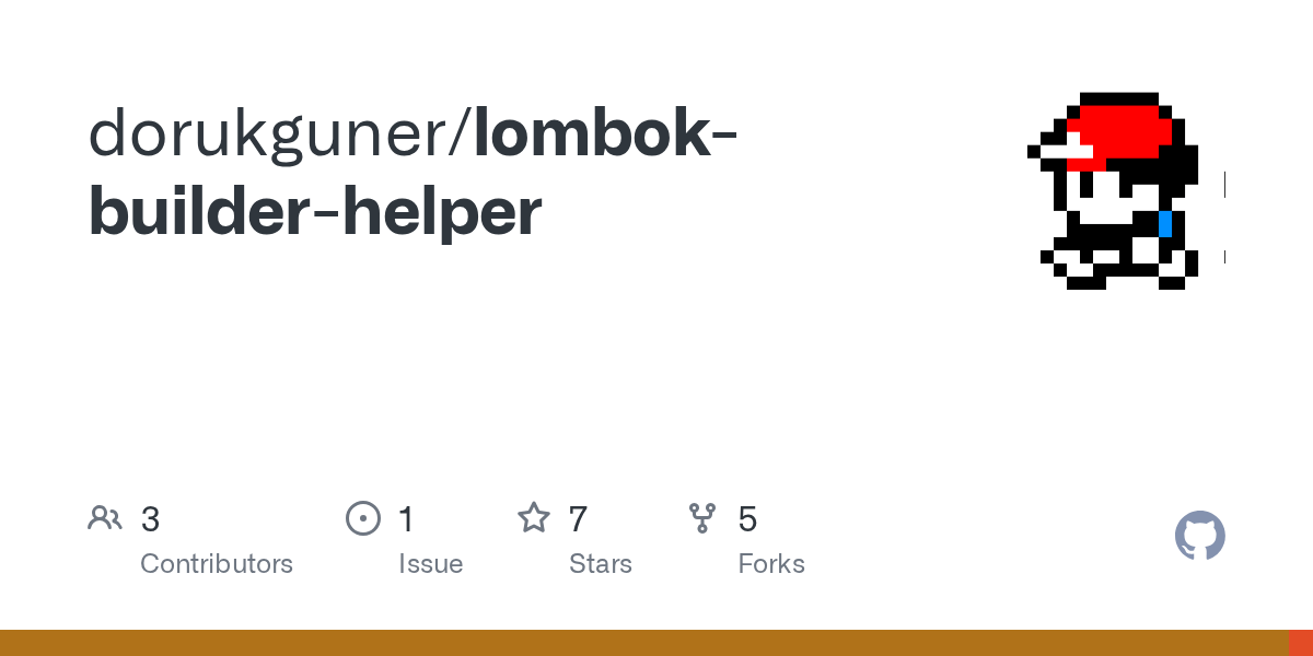 GitHub dorukguner/lombokbuilderhelper