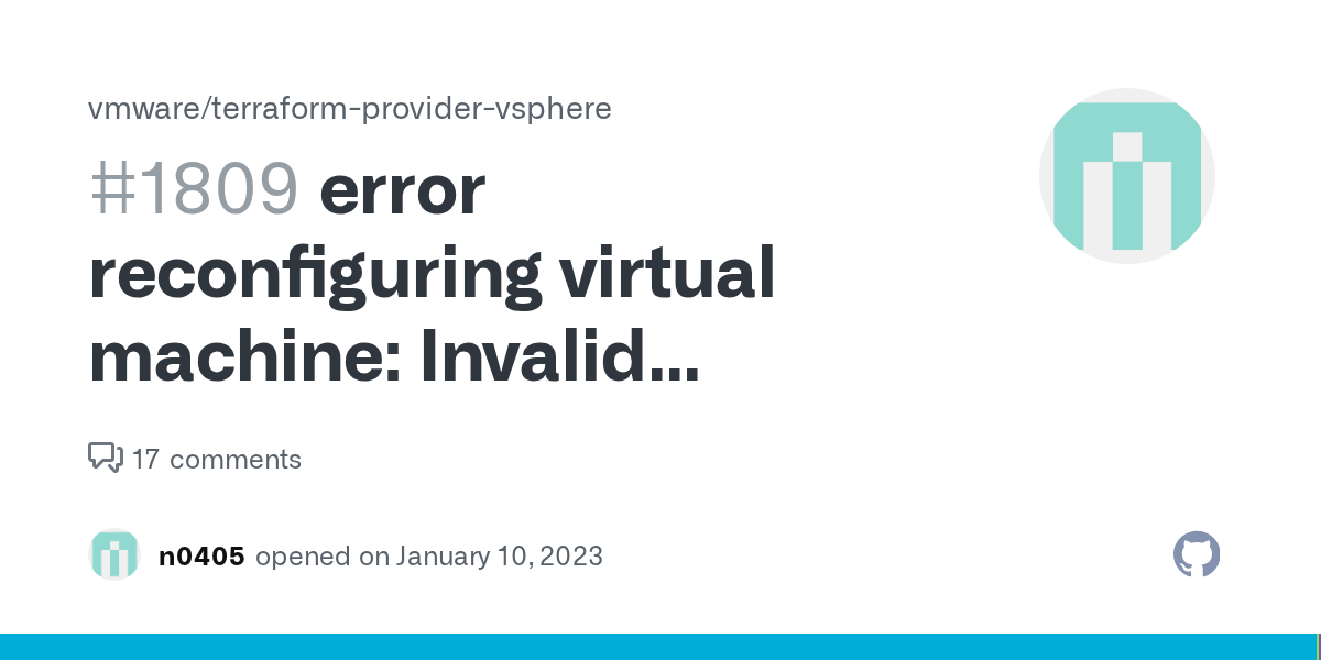 error reconfiguring virtual machine Invalid operation for device '0