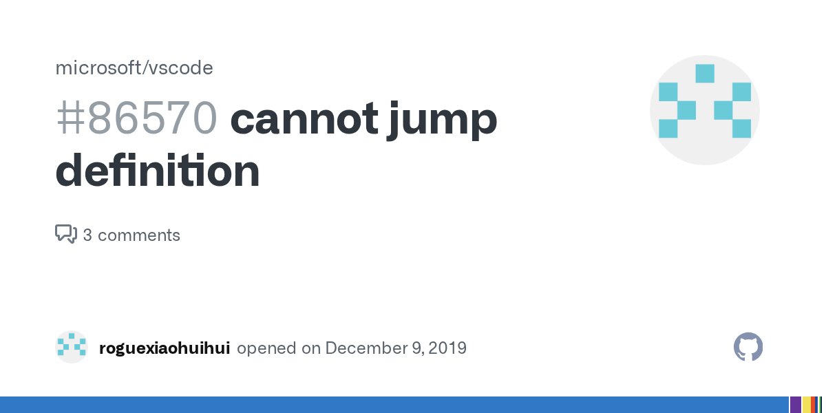 cannot jump definition · Issue 86570 · microsoft/vscode · GitHub