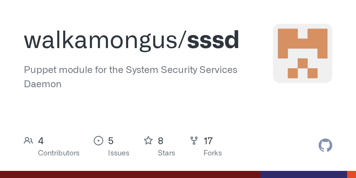 GitHub walkamongus/sssd Puppet module for the System Security