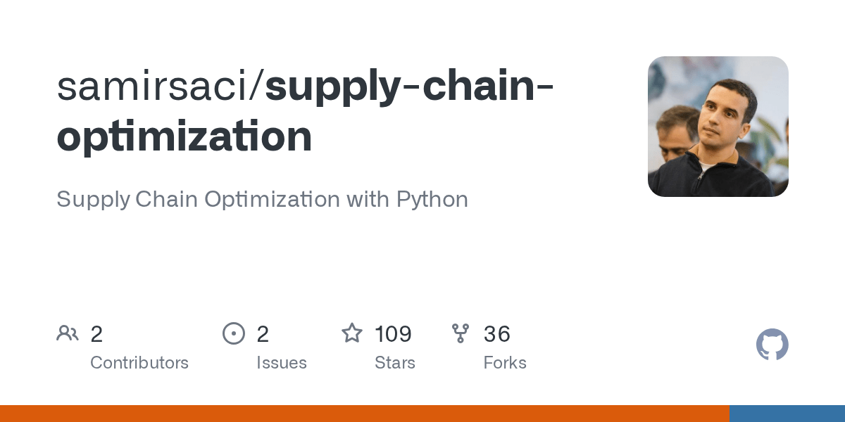 GitHub samirsaci/supplychainoptimization Supply Chain Optimization