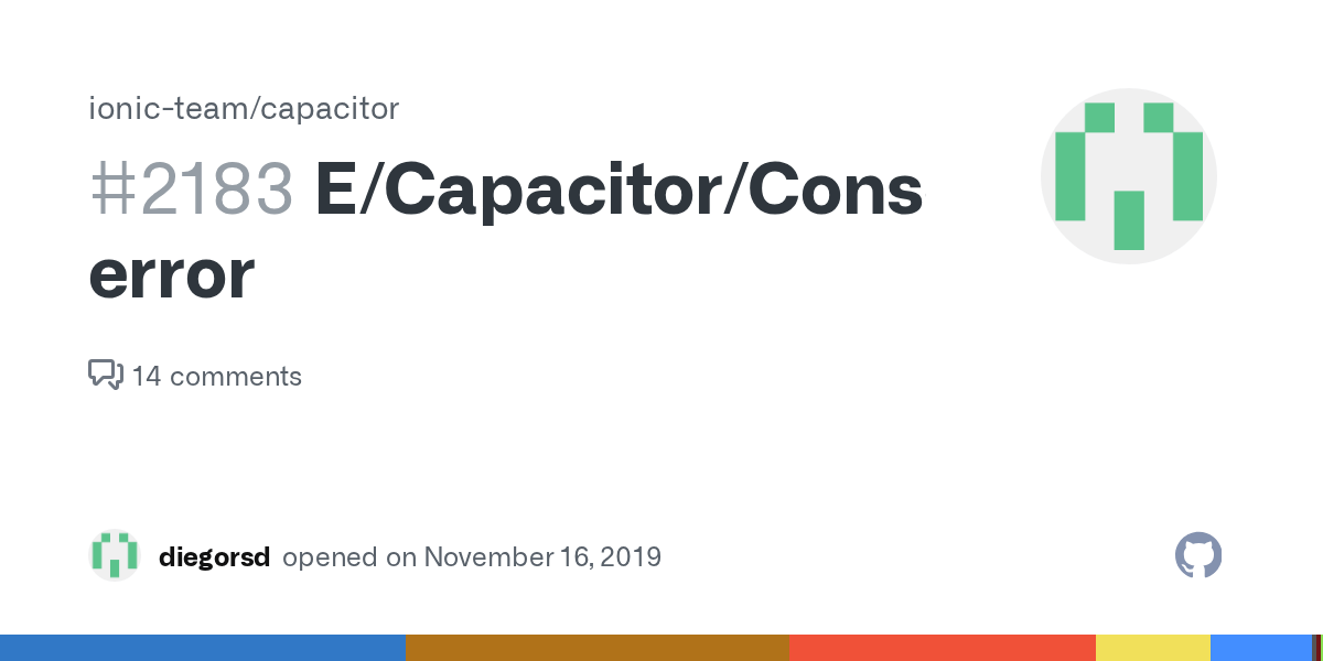 E/Capacitor/Console error · Issue 2183 · ionicteam/capacitor · GitHub