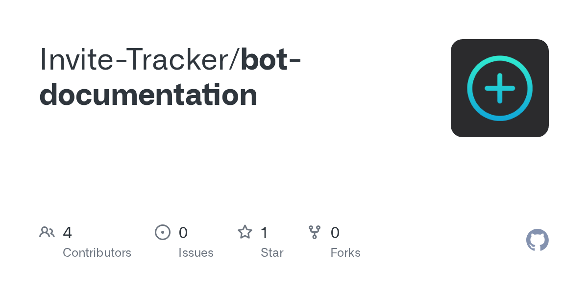 GitHub InviteTracker/botdocumentation