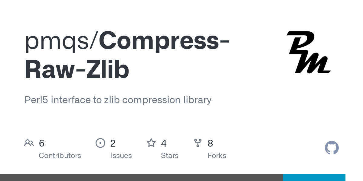 GitHub Perl5 interface to zlib compression