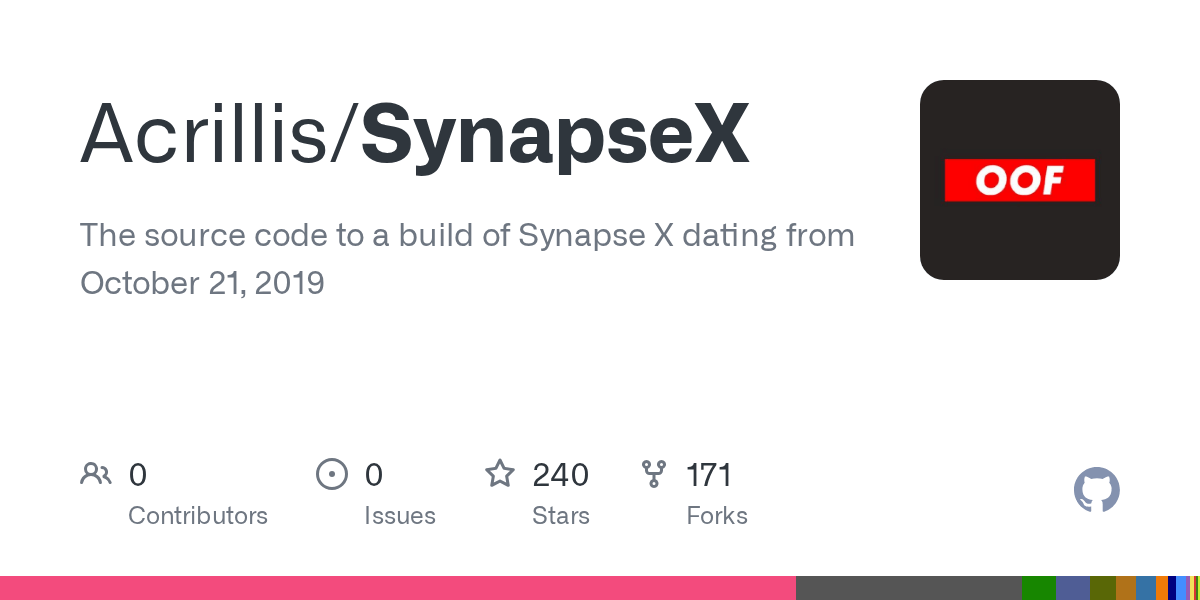 SynapseX/Synapse X UI.csproj at master · Acrillis/SynapseX · GitHub