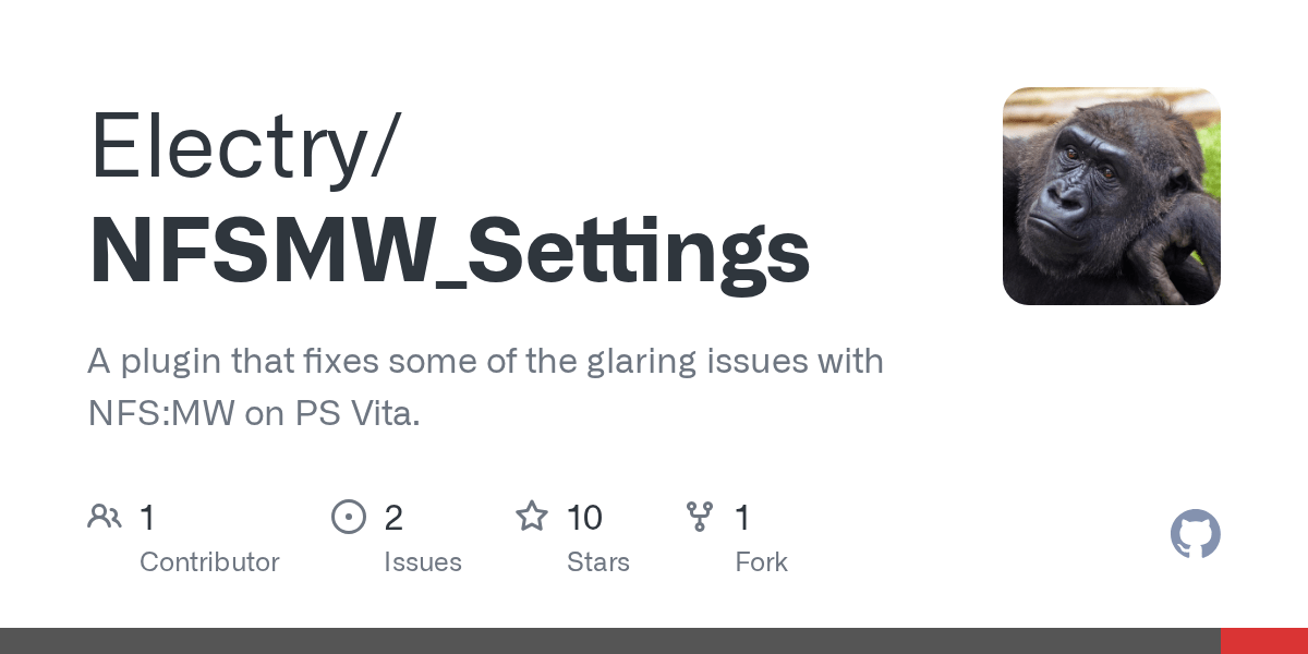 GitHub - Electry/NFSMW_Settings: A plugin that fixes some of the