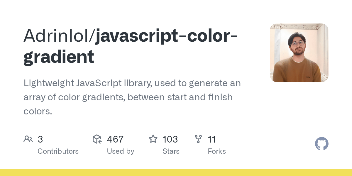 GitHub Lightweight JavaScript