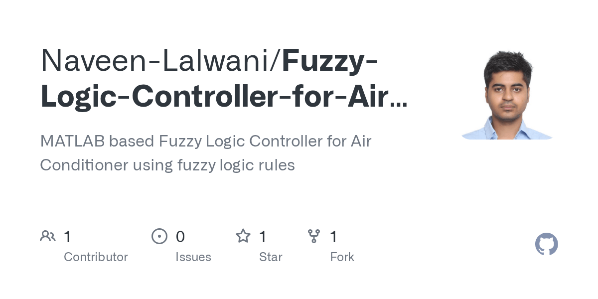 GitHub NaveenLalwani/FuzzyLogicControllerforAirConditioners MATLAB based Fuzzy Logic