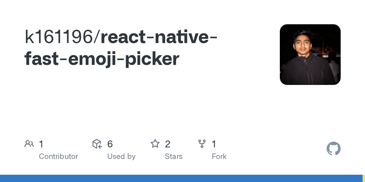 GitHub k161196/reactnativefastemojipicker