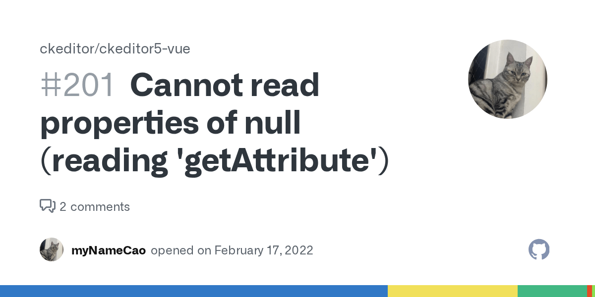 Cannot read properties of null (reading 'getAttribute') · Issue 201