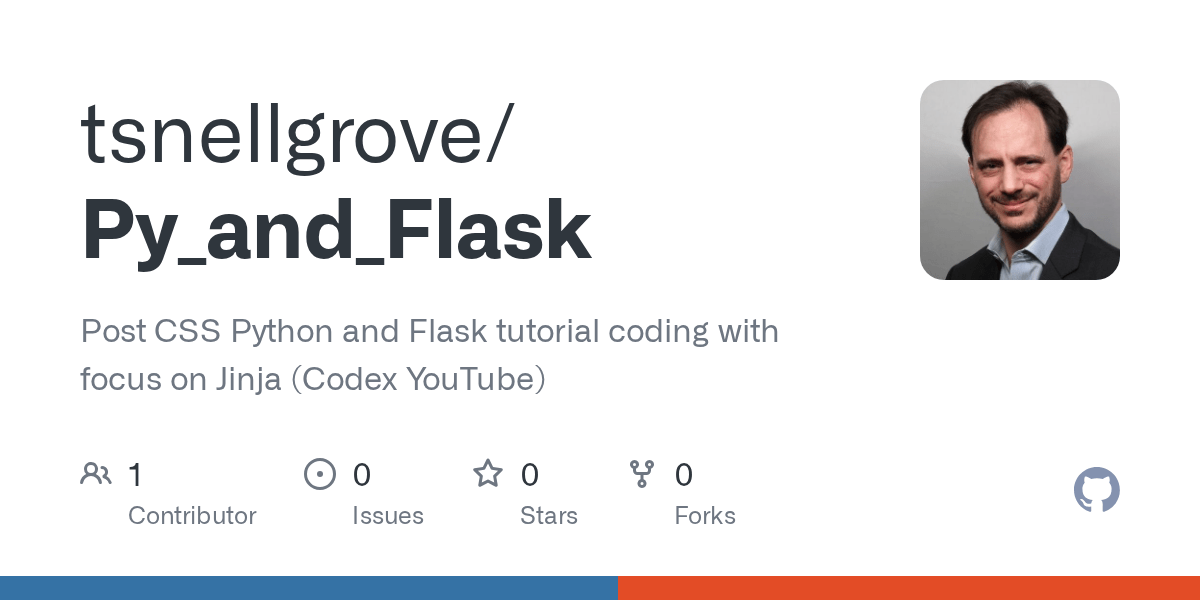 GitHub tsnellgrove/Py_and_Flask Post CSS Python and Flask tutorial