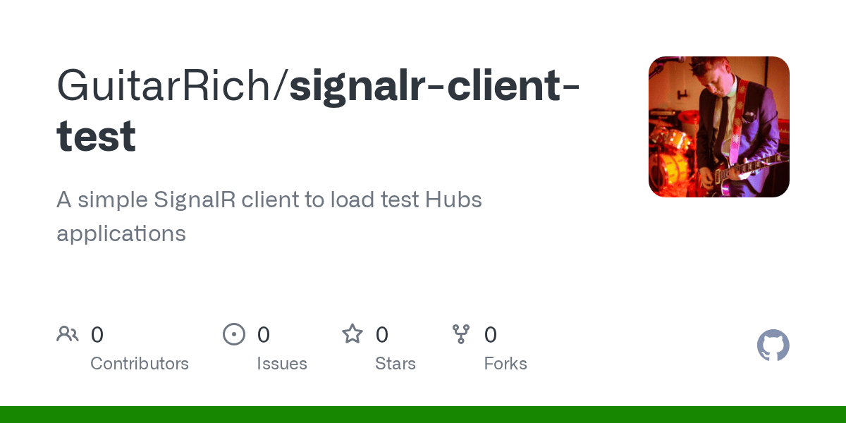 GitHub GuitarRich/signalrclienttest A simple SignalR client to