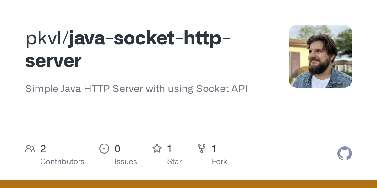GitHub anroypaul/javasockethttpserver Simple Java HTTP Server