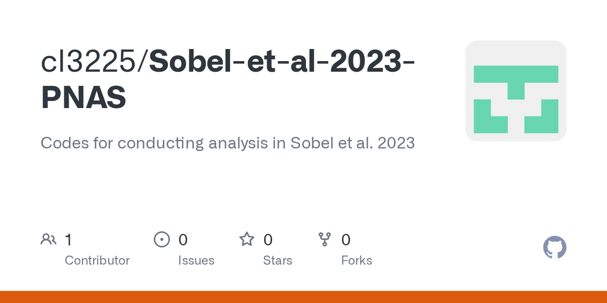 GitHub cl3225/Sobeletal2023PNAS Codes for conducting analysis in