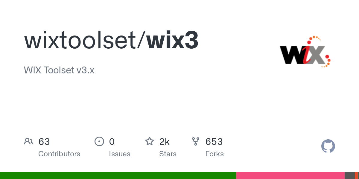 GitHub wixtoolset/wix3 WiX Toolset v3.x