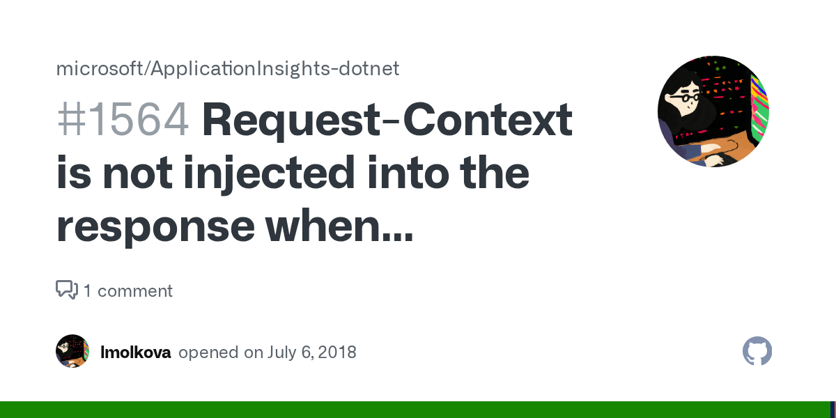 RequestContext is not injected into the response when controller
