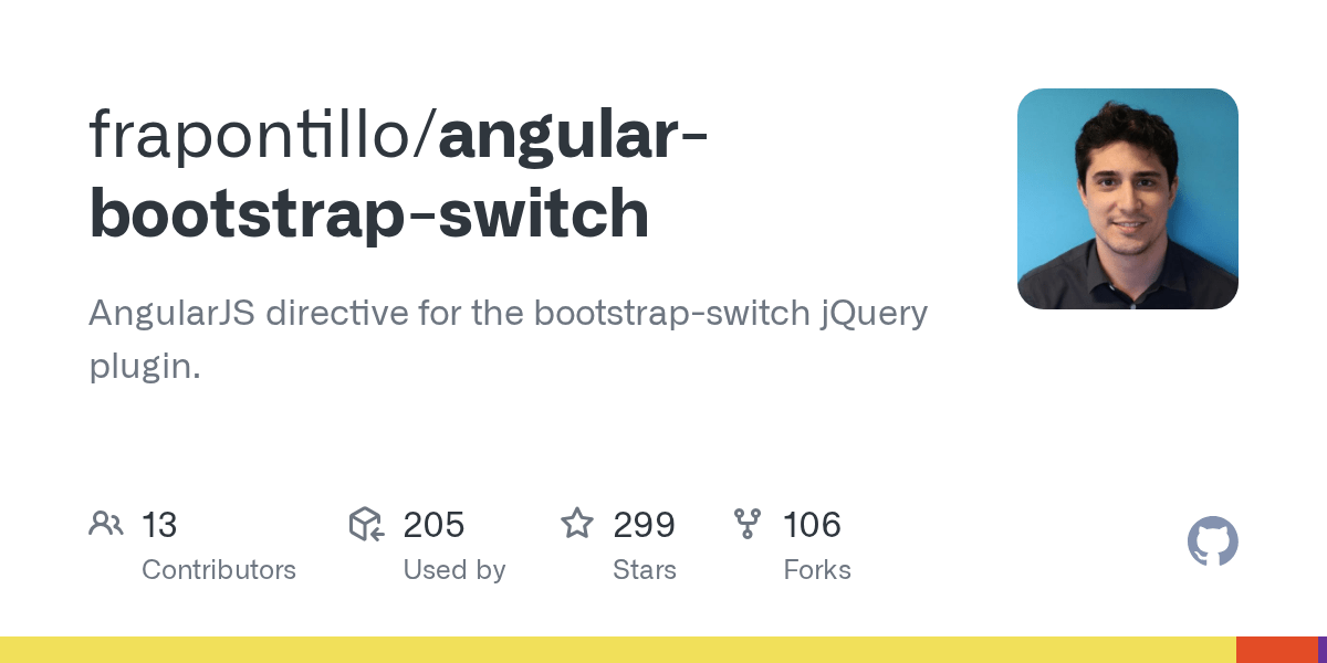 GitHub frapontillo/angularbootstrapswitch AngularJS directive for