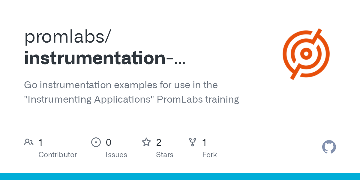 GitHub promlabs/instrumentationexamples Go instrumentation examples
