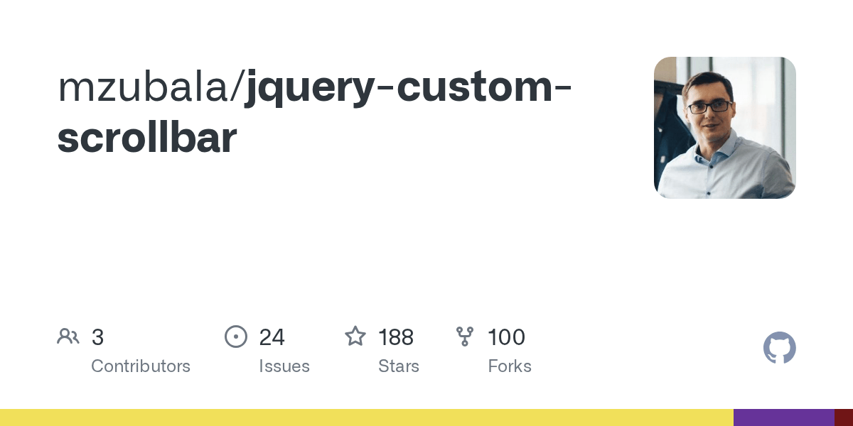 GitHub mzubala/jquerycustomscrollbar