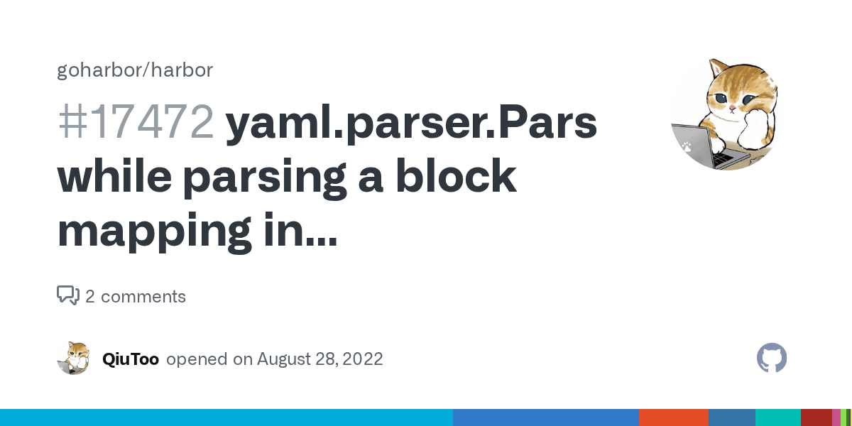 yaml.parser.ParserError while parsing a block mapping in "/input